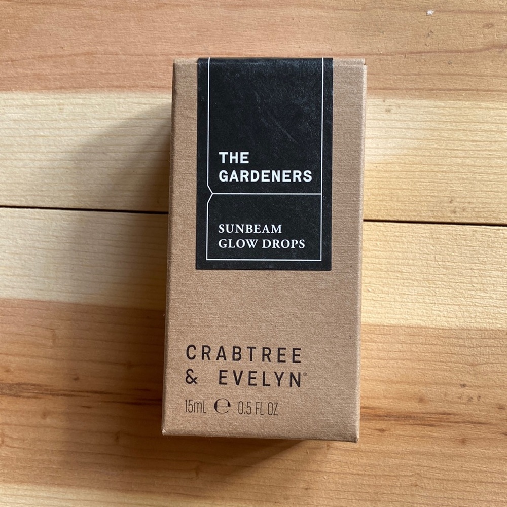 Crabtree & Evelyn The Gardeners Sunbeam Glow Drops 0.5 oz /15ml SEALED IN BOX